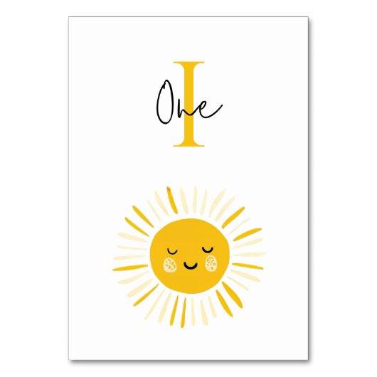 サンシャインが誕生日パーティーを開く テーブルナンバー (正面)