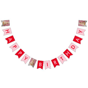 サンシャインが誕生日パーティーを開く バンティングフラッグ