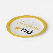 サンシャインが誕生日パーティーを開く ペーパープレート (アングル)