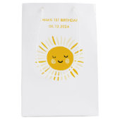 サンシャインが誕生日パーティーを開く ミディアムペーパーバッグ (正面)