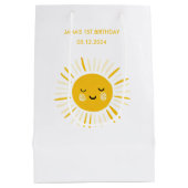 サンシャインが誕生日パーティーを開く ミディアムペーパーバッグ (裏面)