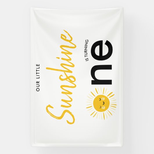 サンシャインが誕生日パーティーを開く 横断幕 (縦)