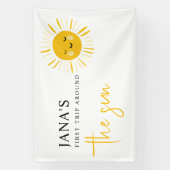 サンシャインが誕生日パーティーを開く 横断幕 (縦)