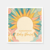 サンシャインこ来この息子の赤ちゃんシャワー スタンダードカクテルナプキン (正面)