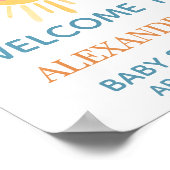 サンシャインこ来この息子ウェルカムサイン ポスター (角)