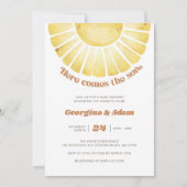 サンシャインこ来この息子ボホベイビーシャワー 招待状 (正面)