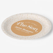 サンシャインこ来この息子ボーイベイシャワー ペーパープレート (アングル)