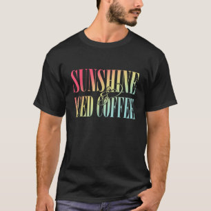 サンシャインとアイスコーヒースサマーアパレル Tシャツ