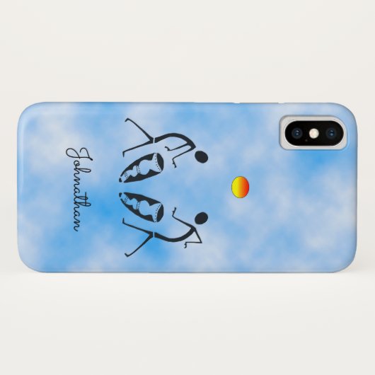 サンシャインとアフリカのドラミングiPhone / iPadケース Case-Mate iPhoneケース (裏面(横))