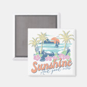 サンシャインとグッド・ビベス マグネット (正面/裏面)