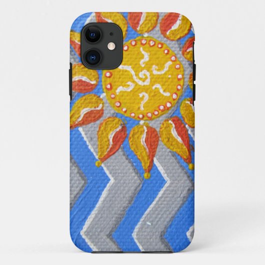 サンシャインとシェブロン Case-Mate iPhoneケース (裏面)