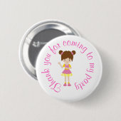 サンシャインとレモネード「ありがとう来ございまーす」 缶バッジ (正面&裏面)