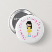 サンシャインとレモネード「ありがとう来ございまーす」 缶バッジ (正面&裏面)