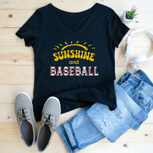 サンシャインと動揺して野球 Tシャツ