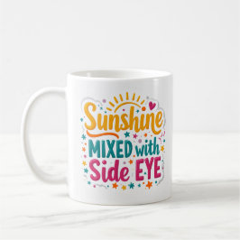 サンシャインと斜視のミックスがおもしろいマグカップ コーヒーマグカップ