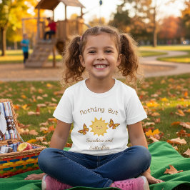 「サンシャインと蝶」 Tシャツ