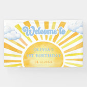 サンシャインと雲の誕生日パーティー 横断幕 (横)