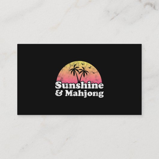 サンシャインと麻雀 名刺 (裏面)