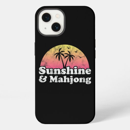 サンシャインと麻雀 iPhoneケース (裏面)