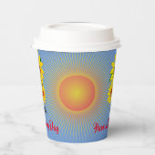 サンシャインに目覚める – コーヒー/ドリンク 紙コップ (左)