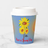 サンシャインに目覚める – コーヒー/ドリンク 紙コップ (裏面)