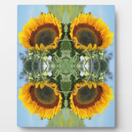 サンシャインのひまわり自分の写真を作成 フォトプラーク