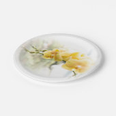 サンシャインのイエローモスオーキッド ペーパープレート (アングル)