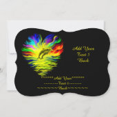 サンシャインのイルカたち - あなたのテキストを入れてみよう 招待状 (裏面)