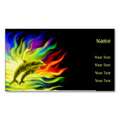 サンシャインのイルカ マグネット名刺 (正面)