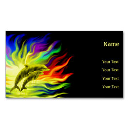 サンシャインのイルカ マグネット名刺