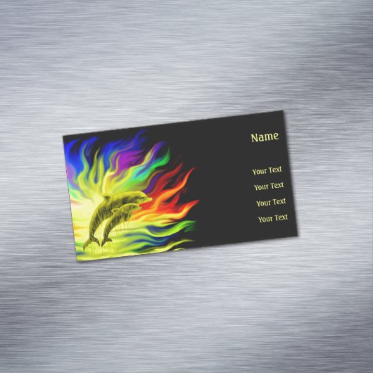 サンシャインのイルカ マグネット名刺 (インサイチュ)