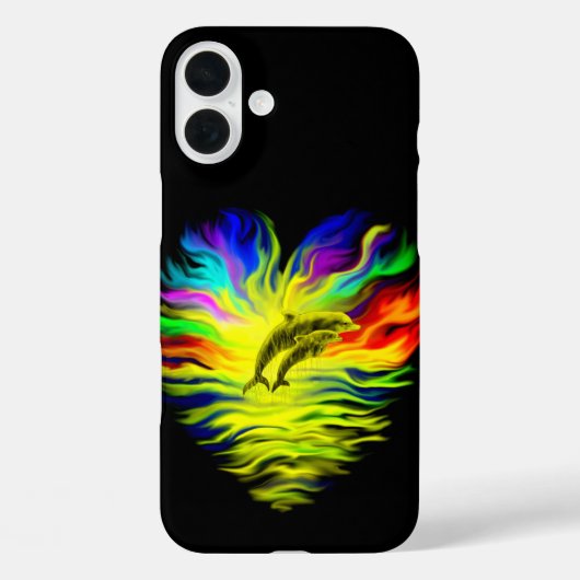 サンシャインのイルカ Case-Mate iPhoneケース (裏面)