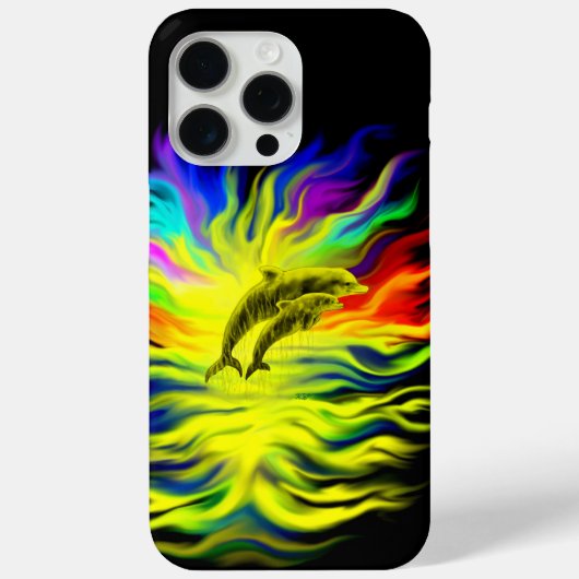サンシャインのイルカ Case-Mate iPhoneケース (裏面)