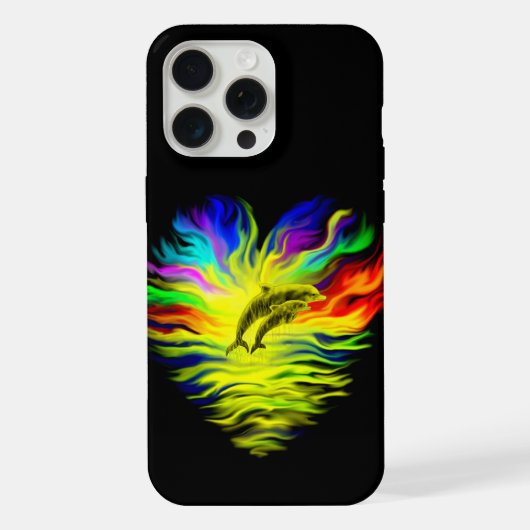 サンシャインのイルカ iPhoneケース (裏面)