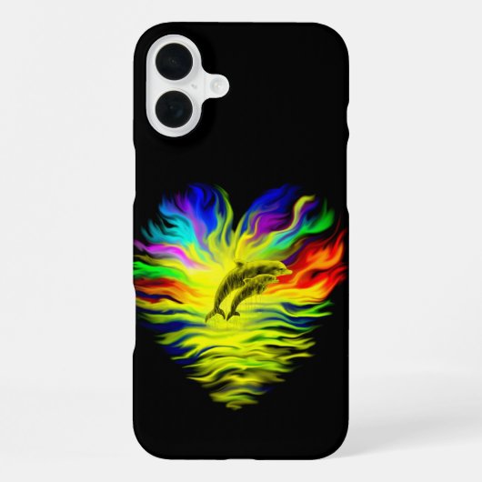 サンシャインのイルカ iPhoneケース (裏面)