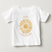 サンシャインのカスタムウォーターカラー ベビーTシャツ (正面)
