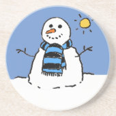 サンシャインのクリスマスコースターの雪だるま コースター (正面)