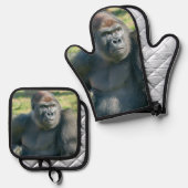 サンシャインの中のロペの小さなクーク 鍋つかみ&鍋敷きセット (正面/裏面)