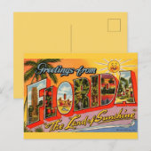 サンシャインの地へのグリーティング ポストカード (正面/裏面)