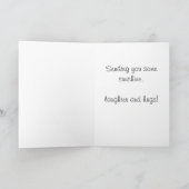 サンシャインの考えカードを送る カード (内部)