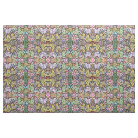 サンシャインの蝶織物 ファブリック (ファットクウォーター)