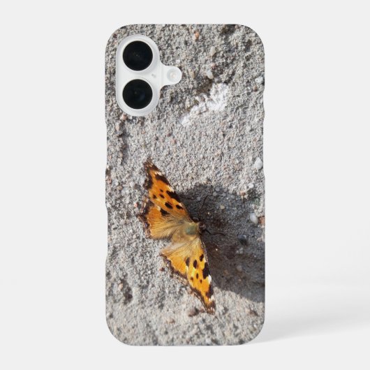 サンシャインの蝶 iPhone 16ケース (裏面)