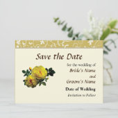 サンシャインの2つの黄色のバラ日付を保存 セーブザデート (スタンド正面)