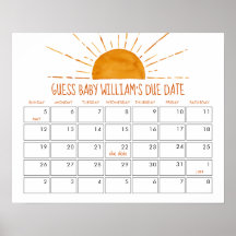 サンシャインは、期日の赤ちゃんシャワーを推測