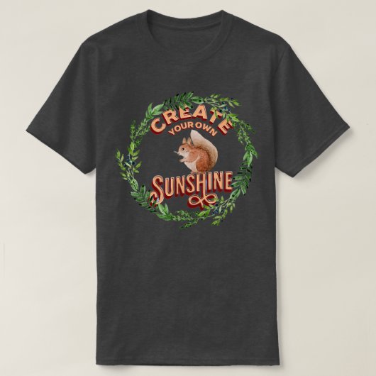 サンシャインを作成 Tシャツ (デザイン正面)