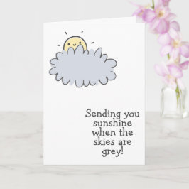 サンシャインを送る – Cute Get Well Card カード