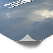 サンシャインアンドクラウド™ポスター ポスター (角)