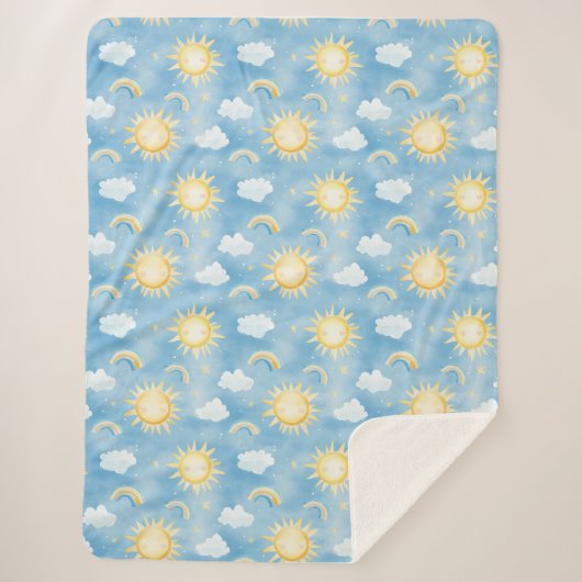サンシャインアンドレインボーズシェルパブランケット シェルパブランケット (正面)