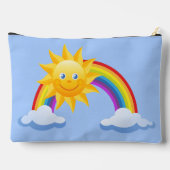 サンシャインアンドレインボーデザインアクセサリーバッグ アクセサリーポーチ (裏面)