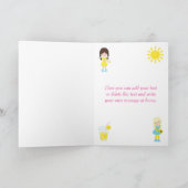 サンシャインアンドレモネード誕生日サンキュー サンキューカード (内部)